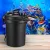 Giantz Aquarium Canister Filter 10000L/H UV Steriliser, Multi-Stage Filtration, 25L Capacity, Bio-Balls, Black