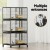 i.Pet Large Bird Cage with Perch & Wheels, Powder-Coated Iron, 60x90.5x172cm, Easy Clean Trays, Fits Budgies & More