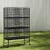 i.Pet 175cm Large Aviary Bird Cage - Expandable, Galvanised Iron, 12 Perches, 6 Cages, Easy Assembly, for Small Birds