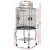 i.Pet 145cm Large Bird Cage Aviary with Open Top, Wrought Iron, Stainless Steel Feeders, Easy Clean Tray & Wheels