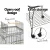 i.Pet 145cm Large Bird Cage Aviary with Open Top, Wrought Iron, Stainless Steel Feeders, Easy Clean Tray & Wheels