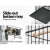 i.Pet 145cm Large Bird Cage Aviary with Open Top, Wrought Iron, Stainless Steel Feeders, Easy Clean Tray & Wheels