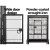 i.Pet 144cm Large Bird Cage Aviary, Black Wrought Iron, Mobile with Lockable Casters, Easy-Clean Tray, Ideal for Birds