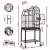 i.Pet 153cm Large Bird Cage Aviary with Ladder, Toy Hanger & Castor Wheels - Wrought Iron, Easy Clean & Access