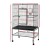 i.Pet Large 160cm Bird Cage, Wrought Iron, Powder-Coated, with Wheels, Perches, and Tray for Parrots and Budgies