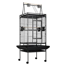 i.Pet 173cm Large Bird Cage Aviary - Wrought Iron, Non-Toxic Finish, Easy Clean Trays, Secure Locks, Mobile Wheels