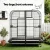 i.Pet Extra Large Bird Cage Aviary 185cm - Durable Wrought Iron, Lockable Wheels, Removable Divider, Slide-out Trays