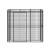 i.Pet Large Walk-in Bird Cage Aviary for Parrots, 203cm Wrought Iron, Secure Locks, Feeder Doors, Black
