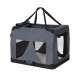 i.Pet 60x42CM Soft Crate Pet Carrier: Durable 600D Oxford, Foldable, Breathable Mesh, Portable Travel for Dogs & Cats