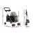 i.Pet Pet Stroller Pram: Foldable, Steel Frame, 360° Wheels, Water-Resistant Oxford Fabric, 15kg Capacity, Black/White