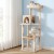 i.Pet 143cm Cat Tree Tower in Beige - Plush Velvet, Sisal Posts, Multi-Level Condo with Toys for Scratching & Lounging