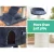 i.Pet 134cm Cat Tree Tower – Grey/Natural, Plush Velvet & Sisal, Multi-Level Condo with Bed, Scratching Post & Ladder
