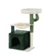 i.Pet Flory 78cm Cat Tree Tower - Green Plush Velvet, Sisal Scratching Posts, Wooden Condo with Hammock & Activity Ball i.Pet Flory 78cm Cat Tree Tower - Green Plush Velvet, Sisal Scratching Posts, Wooden Condo with Hammock & Activity Ball