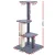 i.Pet Cat Tree 124cm - Multi-Level Scratching Post Tower with Natural Sisal, Plush Velvet, and Wooden Stability
