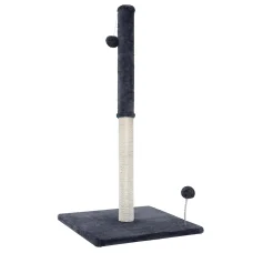 i.Pet Xena 105cm Cat Tree & Scratcher Tower - Plush Velvet, Natural Sisal, Wooden Frame, Activity Balls, Grey Condo