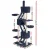 i.Pet 244cm Cat Tree Tower - Grey Condo with Sisal Scratching Posts, Plush Velvet, Multi-Level Play Areas, and Hammocks