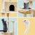 i.Pet 203cm Cat Tree Tower: Plush Velvet Condo with Hammock, Perches & Sisal Scratching Posts, Beige, 20kg Capacity