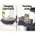 i.Pet 203cm Cat Tree Tower in Grey with Plush Velvet, Sisal Posts, Multi-Level Condo, Hammocks & Scratching Areas