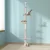 i.Pet Floor-to-Ceiling Cat Tree 290cm - Sturdy Wooden Tower with Sisal Posts, 5 Platforms, Plush Cover, and Hanging Toy