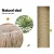 i.Pet 138cm Multi-Level Cat Tree Tower with Rattan, Sisal Posts, Soft Plush, Ladder & Hammock - Beige/Brown