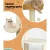 i.Pet 138cm Multi-Level Cat Tree Tower with Rattan, Sisal Posts, Soft Plush, Ladder & Hammock - Beige/Brown