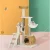 i.Pet 138cm Multi-Level Cat Tree Tower with Rattan, Sisal Posts, Soft Plush, Ladder & Hammock - Beige/Brown