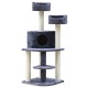 i.Pet 126cm Cat Tree Condo - Plush Velvet, Sisal Posts, Multi-Level Design for Scratching, Climbing, and Resting i.Pet 126cm Cat Tree Condo - Plush Velvet, Sisal Posts, Multi-Level Design for Scratching, Climbing, and Resting