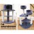i.Pet 126cm Cat Tree Condo - Plush Velvet, Sisal Posts, Multi-Level Design for Scratching, Climbing, and Resting
