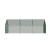 i.Pet Walk-in Chicken Coop 3x6x2m - Galvanised Steel, Weather-Resistant, Secure Mesh, Sun Shelter, Easy Assembly