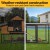 i.Pet Extra Large Wooden Chicken Coop & Rabbit Hutch with Hatching Box, Fir Construction, 192cm x 78cm x 116cm