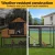 i.Pet Extra Large Wooden Chicken Coop & Rabbit Hutch with Hatching Box, Fir Construction, 192cm x 78cm x 116cm