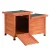 i.Pet Outdoor Cat House: Durable Fir Wood, Weather-Resistant, 70x43x47cm, Easy Assembly, Lockable Doors, 1-Year Warranty