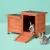 i.Pet Outdoor Cat House: Durable Fir Wood, Weather-Resistant, 70x43x47cm, Easy Assembly, Lockable Doors, 1-Year Warranty