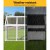 i.Pet Chicken Coop Rabbit Hutch XL - 166x120x112cm, Fir Wood, Galvanised Mesh, Asphalt Roof, Secure Locks, Easy Assembly