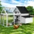 i.Pet Chicken Coop Rabbit Hutch XL - 166x120x112cm, Fir Wood, Galvanised Mesh, Asphalt Roof, Secure Locks, Easy Assembly