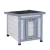 i.Pet Outdoor Cat House - Durable Fir Wood, Weather-Resistant, 52x42x40cm, Easy Assembly, Raised Design with Ventilation