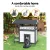 i.Pet Outdoor Cat House & Rabbit Hutch - 2-Level Fir Wood Shelter with Asphalt Roof, 77x50x73cm, Easy Access & Assembly