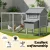 i.Pet Extra Large Wooden Chicken Coop & Rabbit Hutch - Durable Fir Wood, Weather-Resistant, 228x150x130cm, Easy Clean