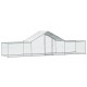 i.Pet Large Walk-In Chicken Coop Cage - Galvanised Steel, Weather-Resistant Roof, 7mx2mx2m, Spacious Run & Hutch