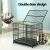 i.Pet Large Metal Dog Cage Crate with Lockable Wheels & Removable Tray, Anti-Bite Design for Medium Pets - 95x65x85cm