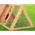 i.Pet Wooden Rabbit Hutch 119x51x44cm - Spacious Outdoor Chicken Coop with Secure Locks & Cosy Timber Bedroom