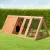 i.Pet Wooden Rabbit Hutch 119x51x44cm - Spacious Outdoor Chicken Coop with Secure Locks & Cosy Timber Bedroom