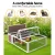 i.Pet Rabbit Hutch 124x90x35cm Outdoor Wooden Cage - Fir Wood, Asphalt Roof, Powder Coated Mesh, Easy Assembly i.Pet Rabbit Hutch 124x90x35cm Outdoor Wooden Cage - Fir Wood, Asphalt Roof, Powder Coated Mesh, Easy Assembly