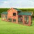 i.Pet Large Wooden Chicken Coop Rabbit Hutch - 220x52x84cm, Fir Wood, Waterproof, Eco-Friendly, Easy Clean Design