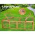 i.Pet 180cm Extra Large Wooden Chicken Coop & Rabbit Hutch – Fir Wood, Galvanised Mesh, Secure Locks, Easy Assembly