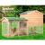 i.Pet Wooden Outdoor Hutch 138x44x85cm - Fir Wood, Waterproof, Anti-Termite, Multi-Level, Easy Access & Eco-Friendly