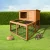 i.Pet Chicken Coop & Rabbit Hutch 96x96x100cm - Fir Wood, Two-Story Design, Weatherproof Roof, Secure Locks, Easy Clean