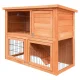 i.Pet Eco-Friendly Wooden Chicken Coop & Rabbit Hutch - 88cm x 40cm x 76cm, Waterproof, Anti-Termite, Secure Locks