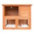 i.Pet Eco-Friendly Wooden Chicken Coop & Rabbit Hutch - 88cm x 40cm x 76cm, Waterproof, Anti-Termite, Secure Locks