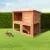 i.Pet Eco-Friendly Wooden Chicken Coop & Rabbit Hutch - 88cm x 40cm x 76cm, Waterproof, Anti-Termite, Secure Locks